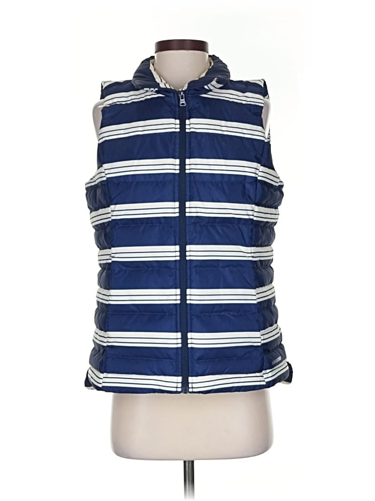 Pre-owned Lands' End Vest In Blue