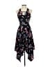 Candie's Floral Black Cocktail Dress Size XS - photo 1