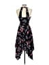 Candie's Floral Black Cocktail Dress Size XS - photo 2