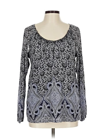 Lizwear by Liz Claiborne Long Sleeve Blouse (view 1)