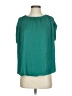 Maison d' Amelie 100% Polyester Teal Short Sleeve Blouse Size S - photo 1