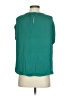 Maison d' Amelie 100% Polyester Teal Short Sleeve Blouse Size S - photo 2