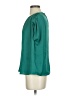 Maison d' Amelie 100% Polyester Teal Short Sleeve Blouse Size S - photo 5