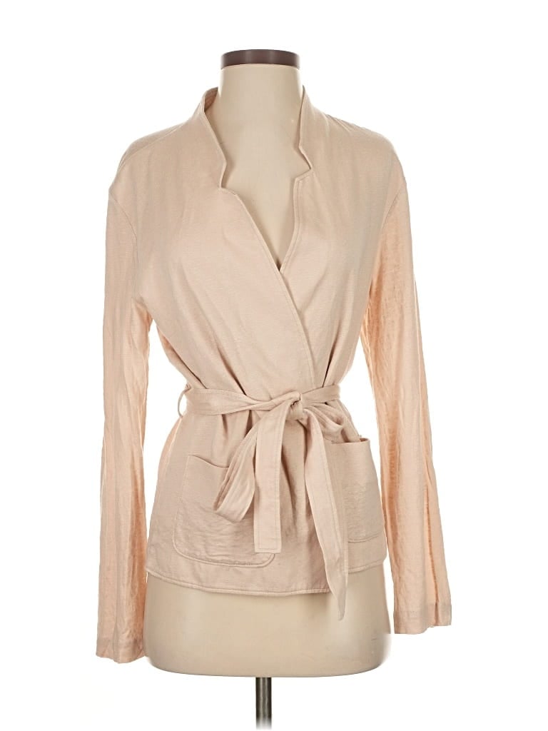 Pre-owned Majestic Filatures Cardigan Sweater In Brown