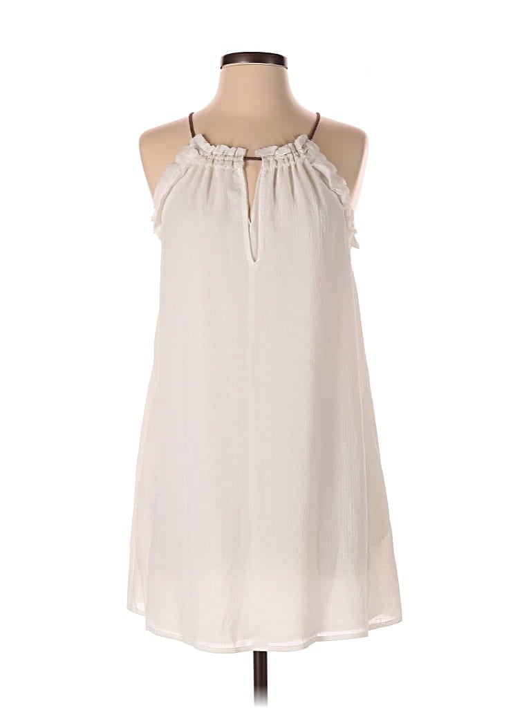 Pre-owned Mng Casual Dress In White
