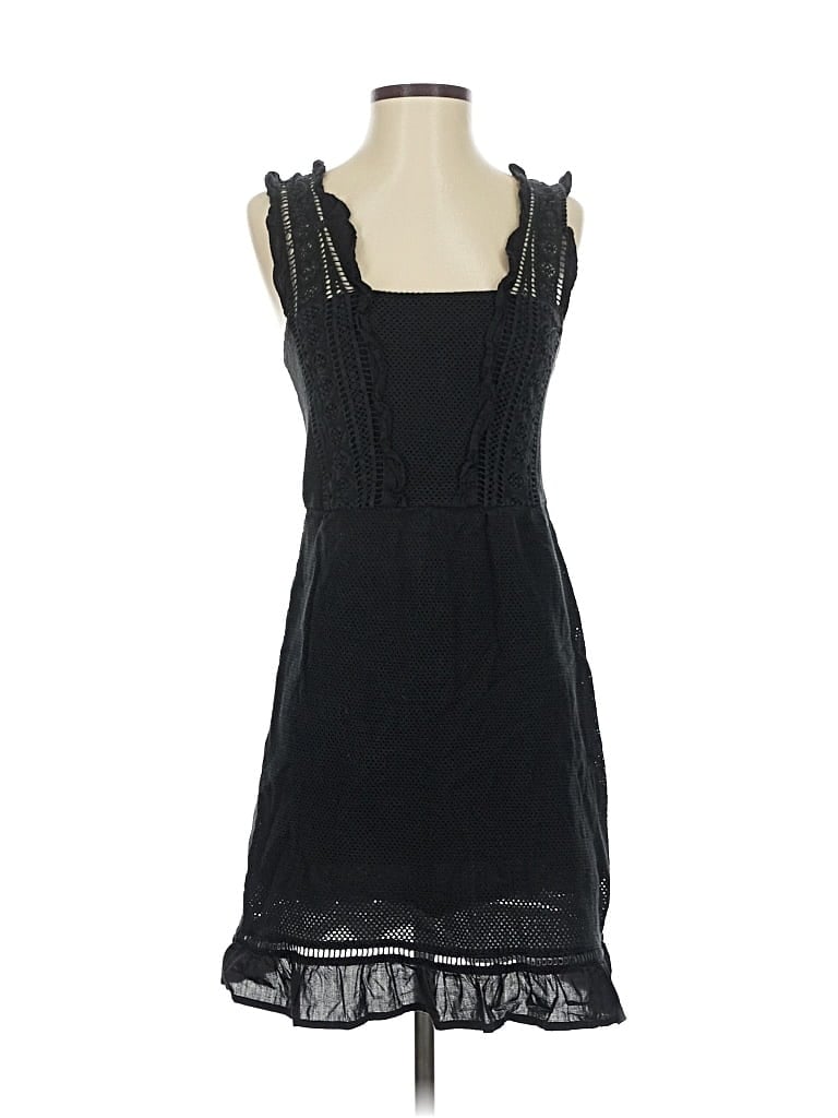 Pre-owned Mng Casual Dress In Black