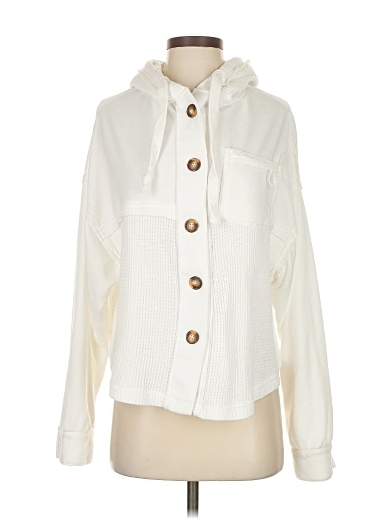 Pre-owned Better / Together Cardigan Sweater In White