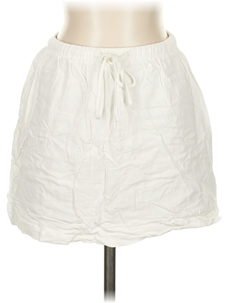 Pre-owned Princess Polly Casual Skirt In White