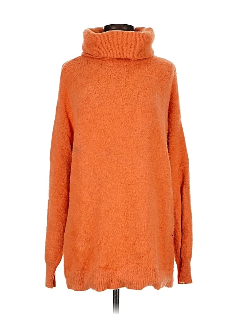Pre-owned Tularosa Turtleneck Sweater In Orange