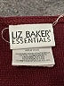Liz Baker Essentials Burgundy Red Pullover Sweater Size S - photo 7