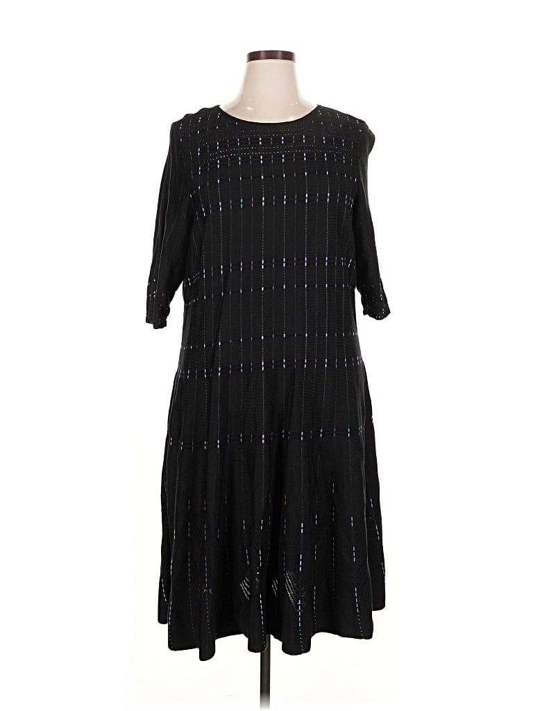 Pre-owned Nic + Zoe Casual Dress In Black