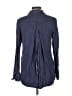Olivia Grey 100% Tencel Blue Long Sleeve Blouse Size M - photo 2