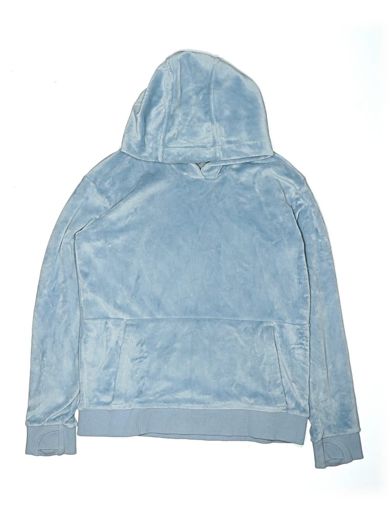 Pre-owned Athleta Girl Kids' Zip Up Hoodie In Blue