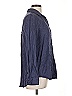 Olivia Grey 100% Tencel Blue Long Sleeve Blouse Size M - photo 4