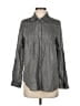 Joie 100% Cotton Gray Long Sleeve Button-Down Shirt Size S - photo 1