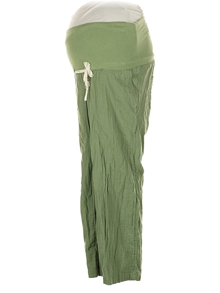 Pre-owned Old Navy - Maternity Cargo Pants In Green