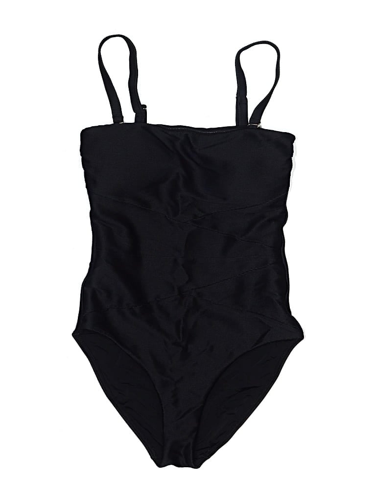 Pre-owned Monte And Lou One Piece Swimsuit In Black
