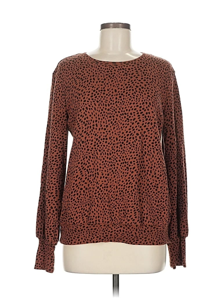 Pre-owned Nine West Pullover Sweater In Brown