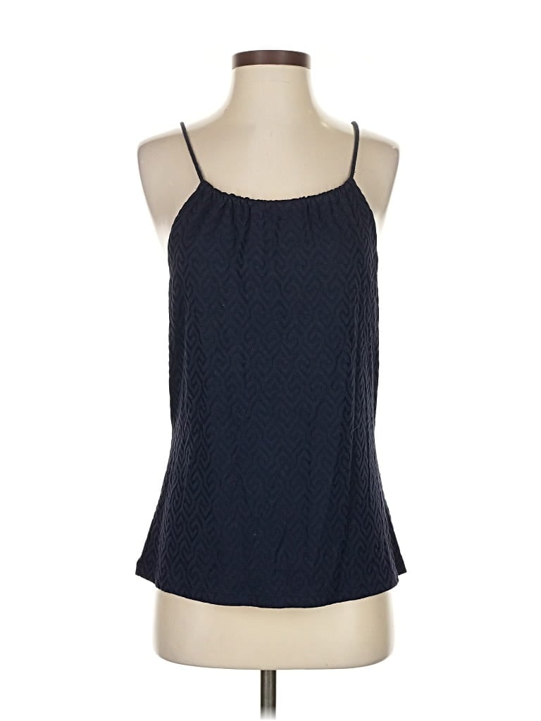 Pre-owned J. Mclaughlin Sleeveless Blouse In Blue