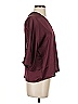The Reset 100% Polyester Burgundy Short Sleeve Blouse Size XS - photo 4