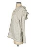 Lou & Grey Metallic Silver Pullover Sweater Size XS - photo 5