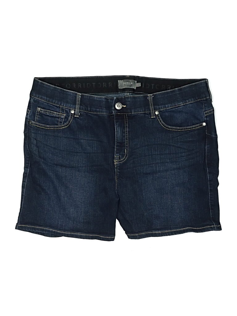 Pre-owned Torrid Denim Shorts In Blue