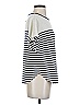 Max Studio Stripes Ivory Short Sleeve T-Shirt Size XS - photo 4