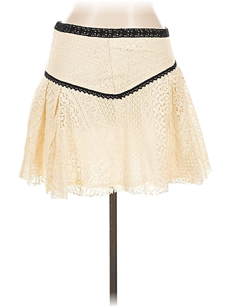 Pre-owned Free People Casual Skirt In White