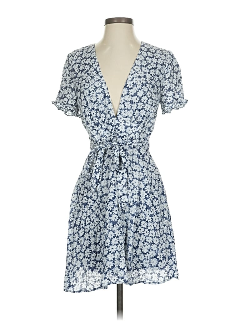 Pre-owned Lulus Casual Dress In Blue