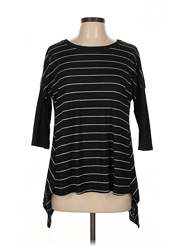 Pre-owned Alya 3/4 Sleeve T-shirt In Black