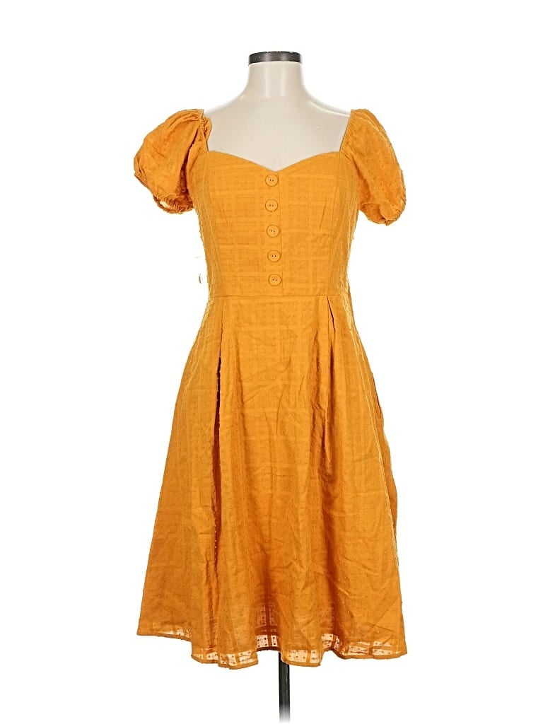 Modcloth Casual Dress In Orange