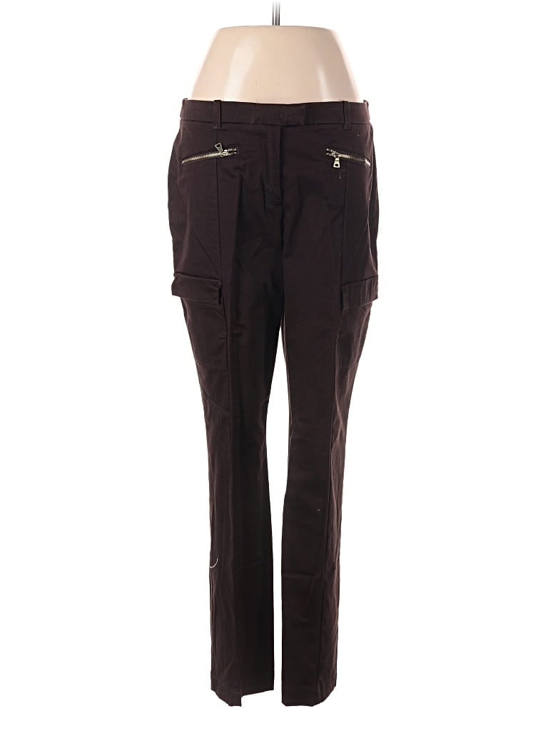 Pre-owned Black Label By Chico's Cargo Pants In Brown