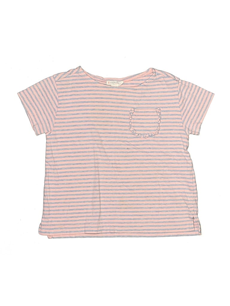Pre-owned Crewcuts Kids' Short Sleeve T-shirt In Pink