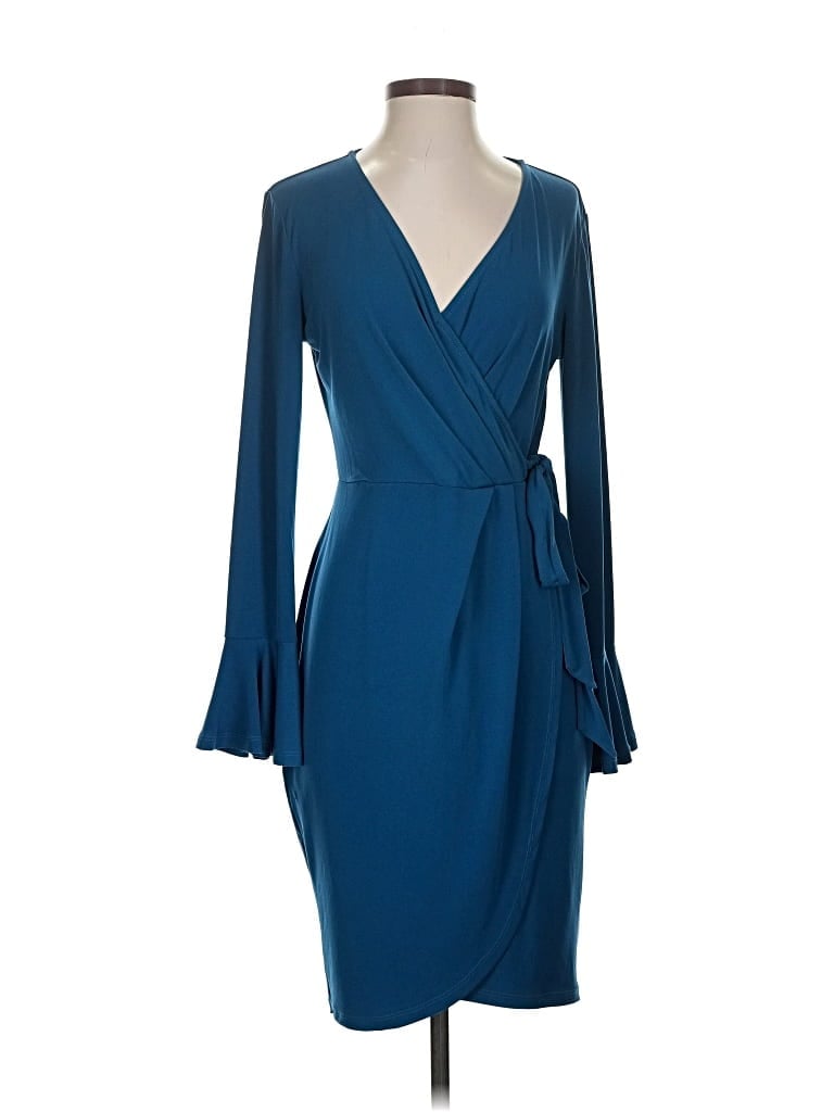 Pre-owned London Times Cocktail Dress In Blue