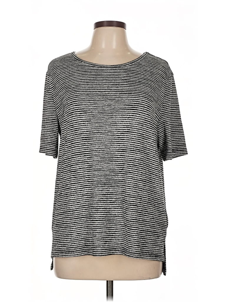 Pre-owned Banana Republic Short Sleeve T-shirt In Gray