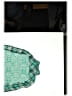 Justice 100% Rayon Plaid Green Long Sleeve Button-Down Shirt Size 14 - photo 2