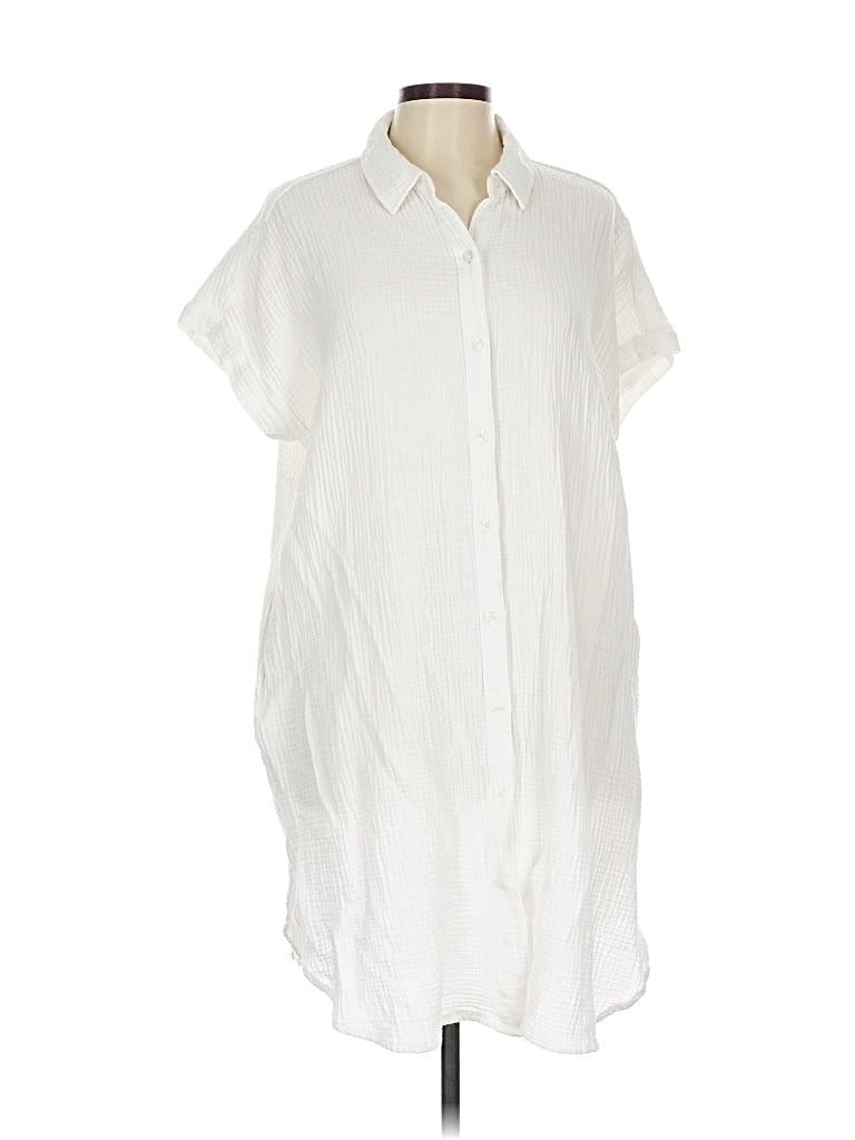 Pre-owned Universal Thread Casual Dress In White