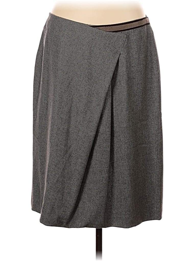 Pre-owned Voyage By Marina Rinaldi Casual Skirt In Gray