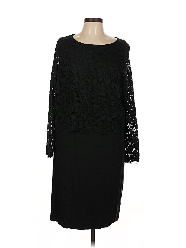 Pre-owned Jjill Cocktail Dress In Black