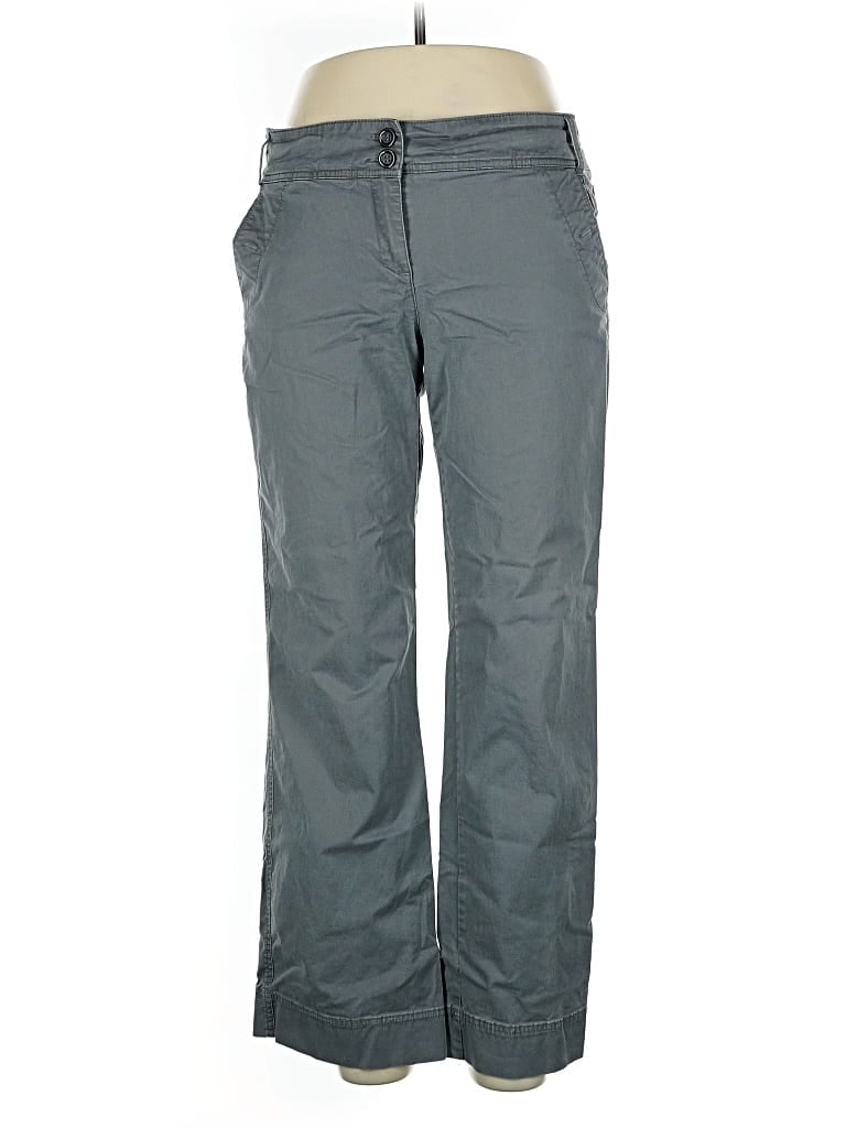 Pre-owned New York And Company Casual Pants In Gray