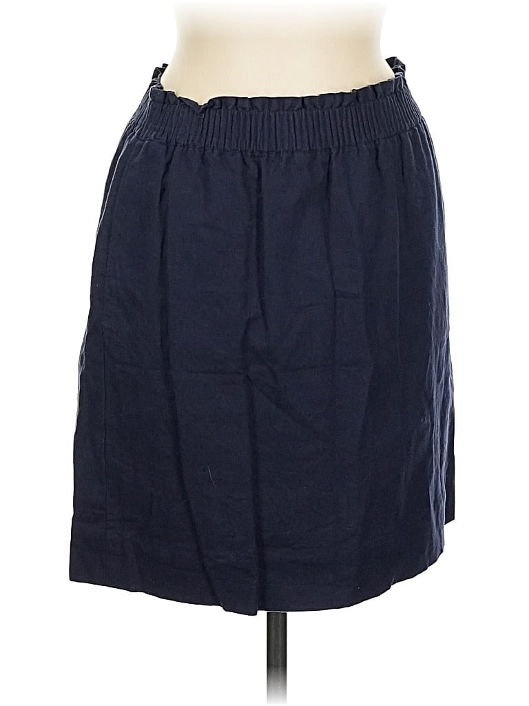 Pre-owned J.crew Factory Store Casual Skirt In Blue