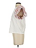 Flat White White Short Sleeve Top Size S - photo 5