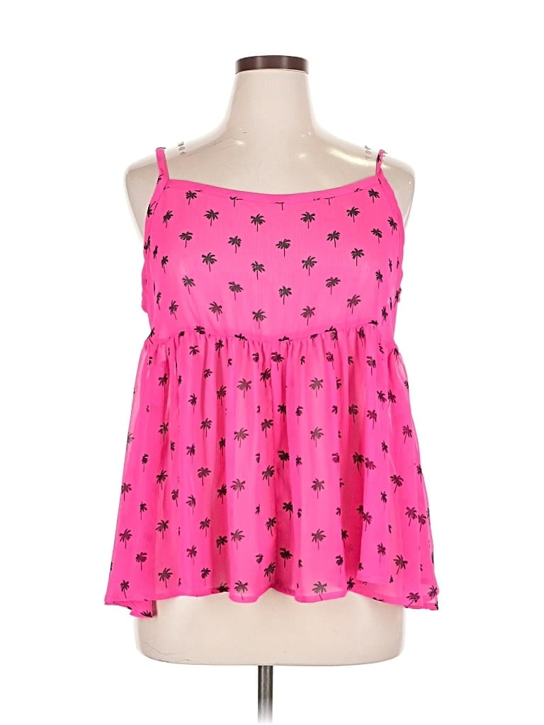 Pre-owned Torrid Sleeveless Blouse In Pink