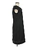 Perceptions Solid Black Casual Dress Size 6 - photo 4