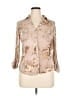Zenobia Floral Tan 3/4 Sleeve Blouse Size 1X - photo 1