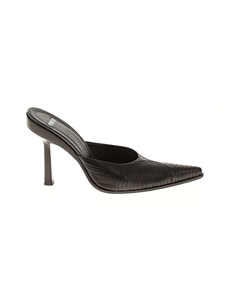 Pre-owned Vivien Lee Mule/clog In Black