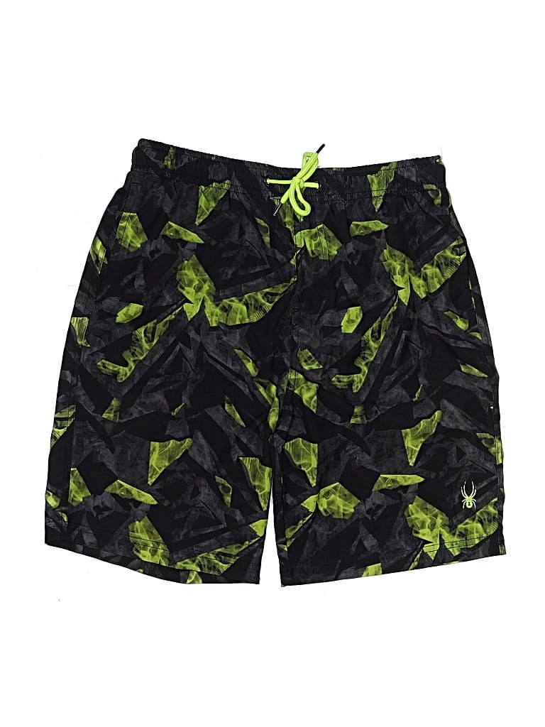 Pre-owned Spyder Kids' Board Shorts In Black