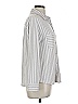Thread & Supply Stripes Gray Long Sleeve Blouse Size L (petite) - photo 4