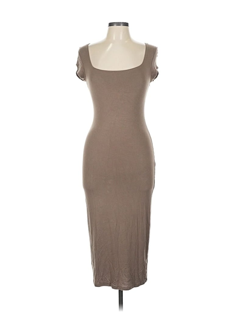 Pre-owned See You Monday Casual Dress In Brown