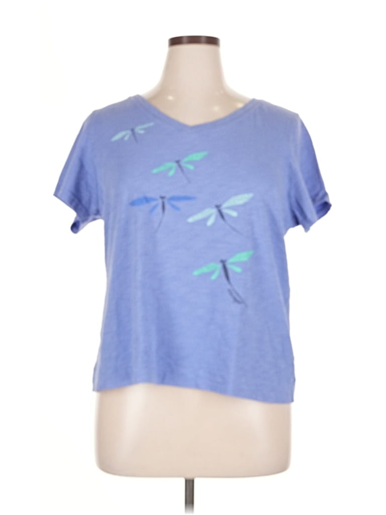 Pre-owned Escada Short Sleeve T-shirt In Blue